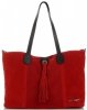 GEANȚĂ DIN PIELE shopper bag Vittoria Gotti roșu V3076
